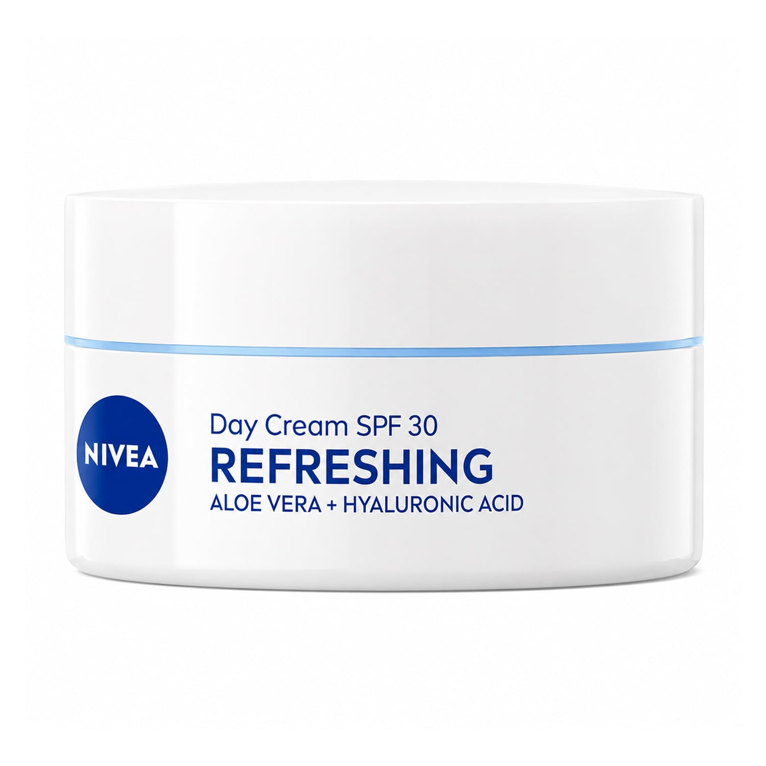 Освіжальний денний крем NIVEA SPF 30 для нормальної шкіри обличчя, з алое вера та гіалуроновою кислотою, 50 мл
